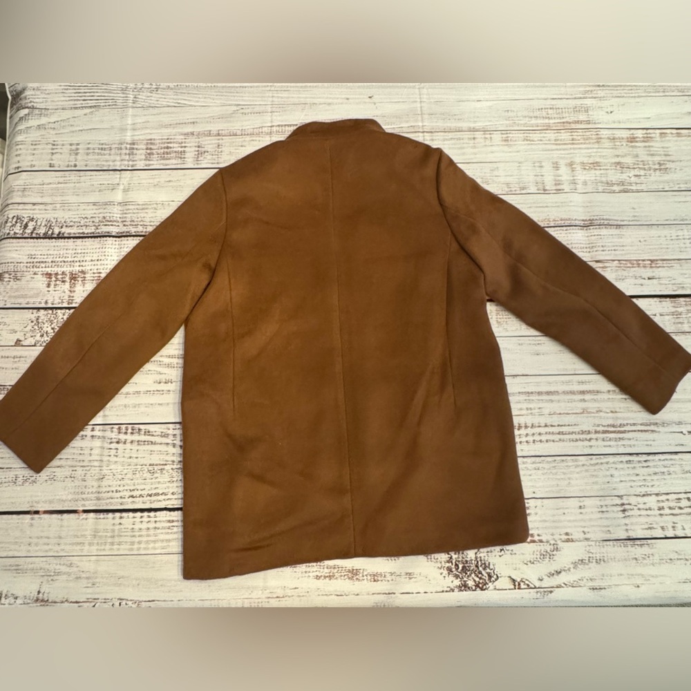 Rebecca Minkoff Camel Wool-Blend Jacket - Picture 2 of 5